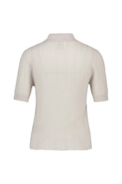 Strickpoloshirt aus Kaschmir - 80 - Grau