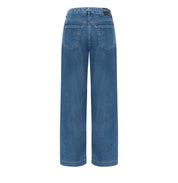 Jeans WENDY Wide Leg - D609 mid blue heritage wash - Blau