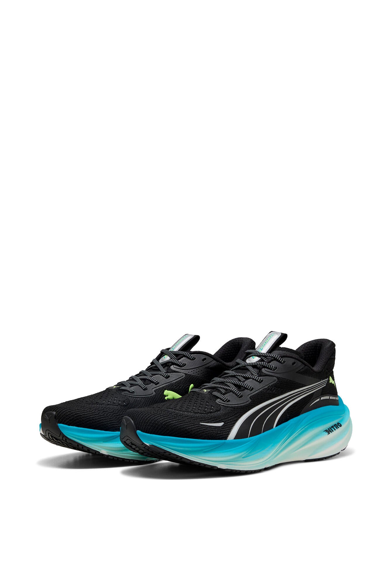 Sportschuhe MAGNIFY NITRO 3 - 006-PUMA Black-Speed Blue - Schwarz