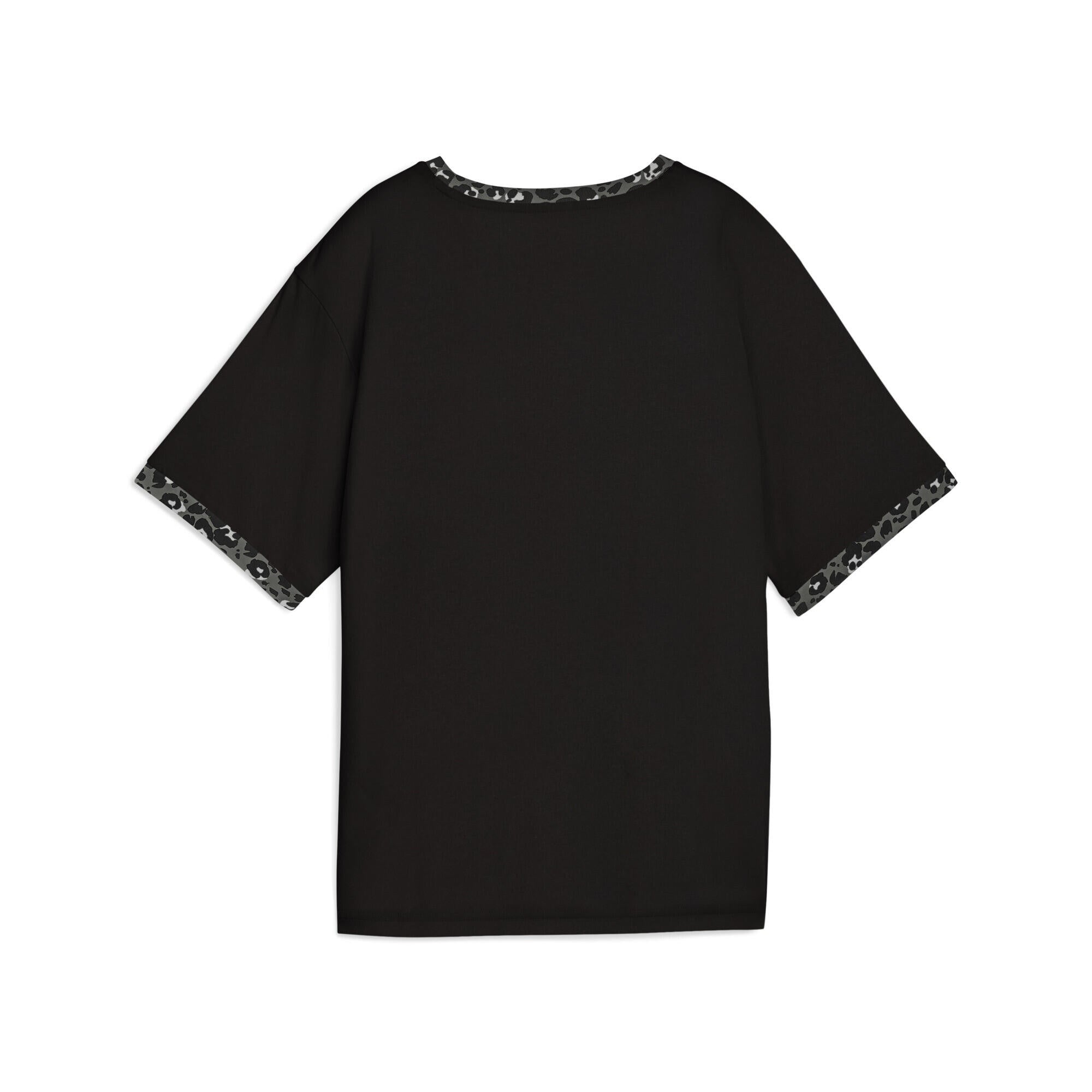 T-Shirt aus Baumwolle - 001-PUMA Black - Schwarz