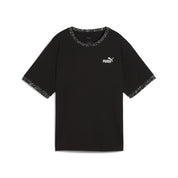 T-Shirt aus Baumwolle - 001-PUMA Black - Schwarz