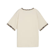T-Shirt aus Baumwolle - 087-Alpine Snow - Beige