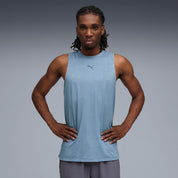 Tank-Top CLOUDSPUN EMBOSS - 034-Cool Blue - Blau