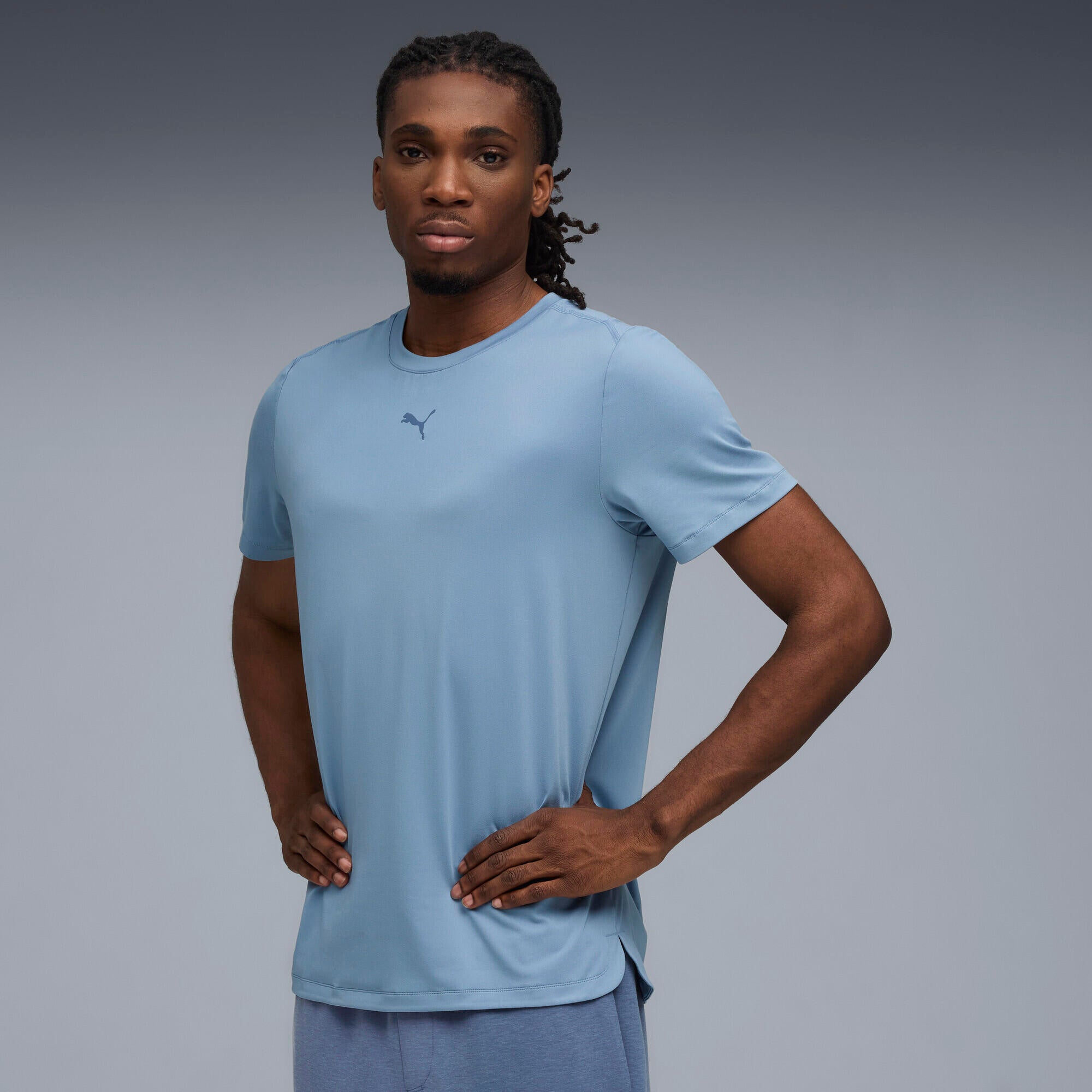Trainingsshirt - 034-Cool Blue - Blau