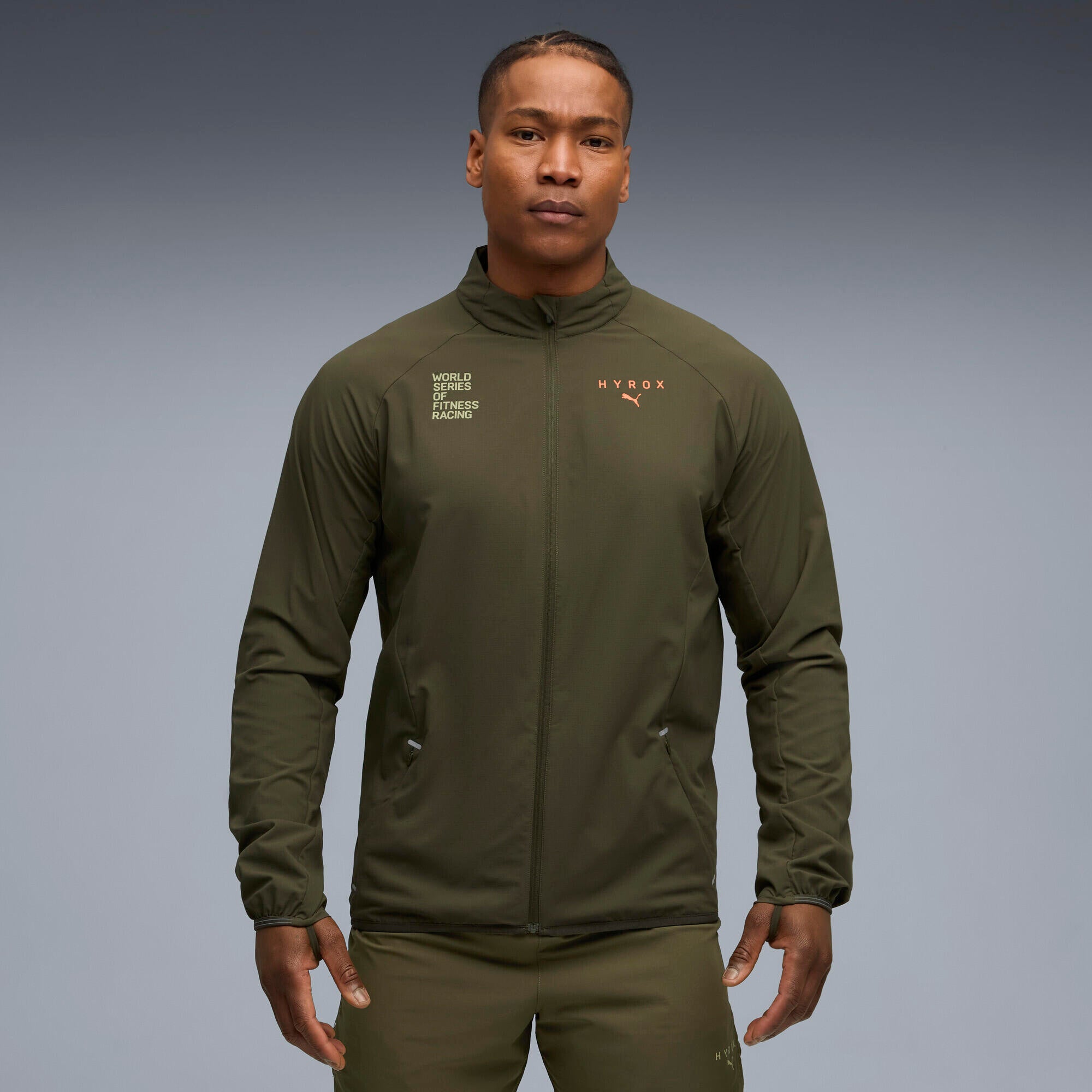 Trainingsjacke HYROX ULTRAWEAVE - 070-Dark Olive - Khaki