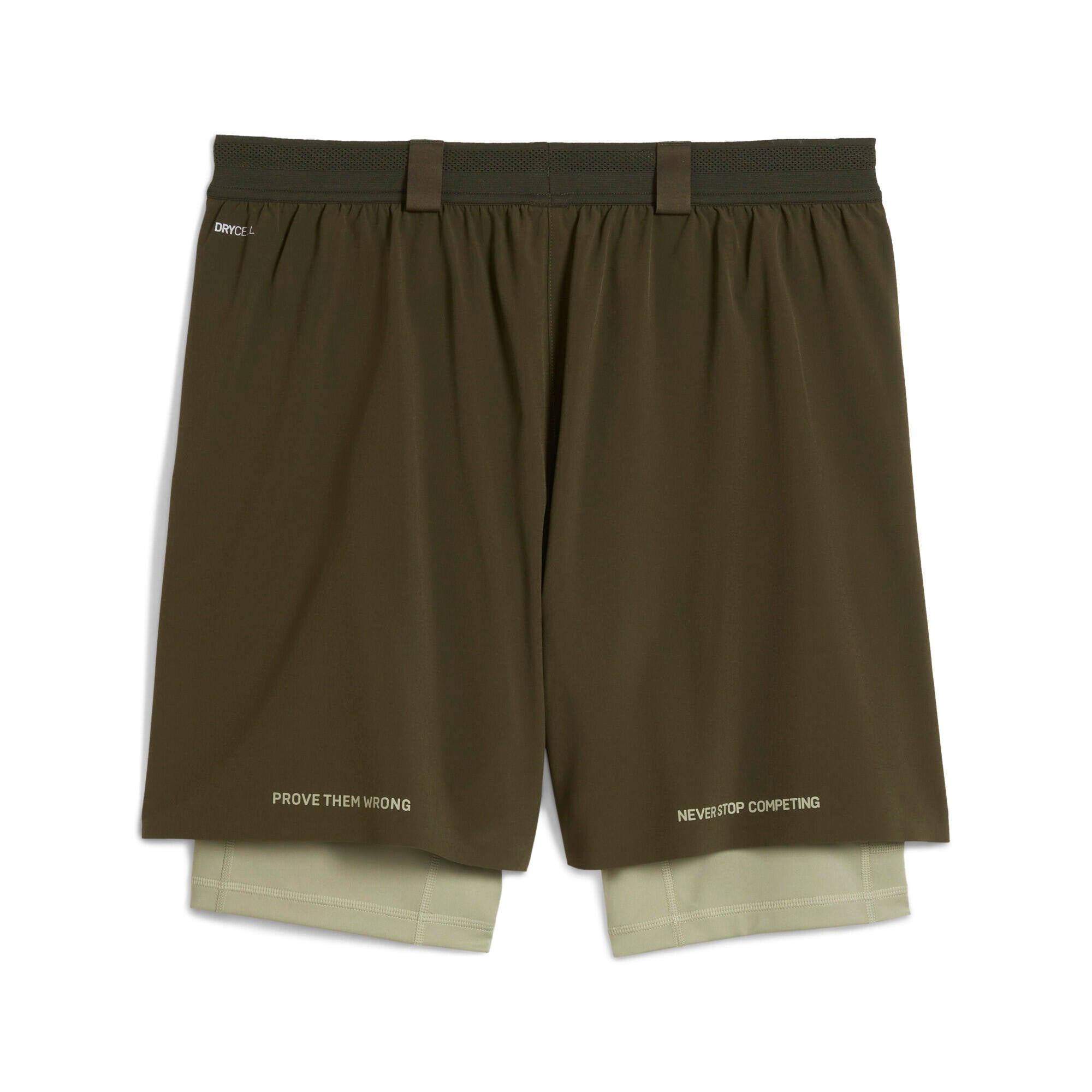 Funktionsshorts X HYROX 2in1 Regular Fit - 070-Dark Olive - Khaki