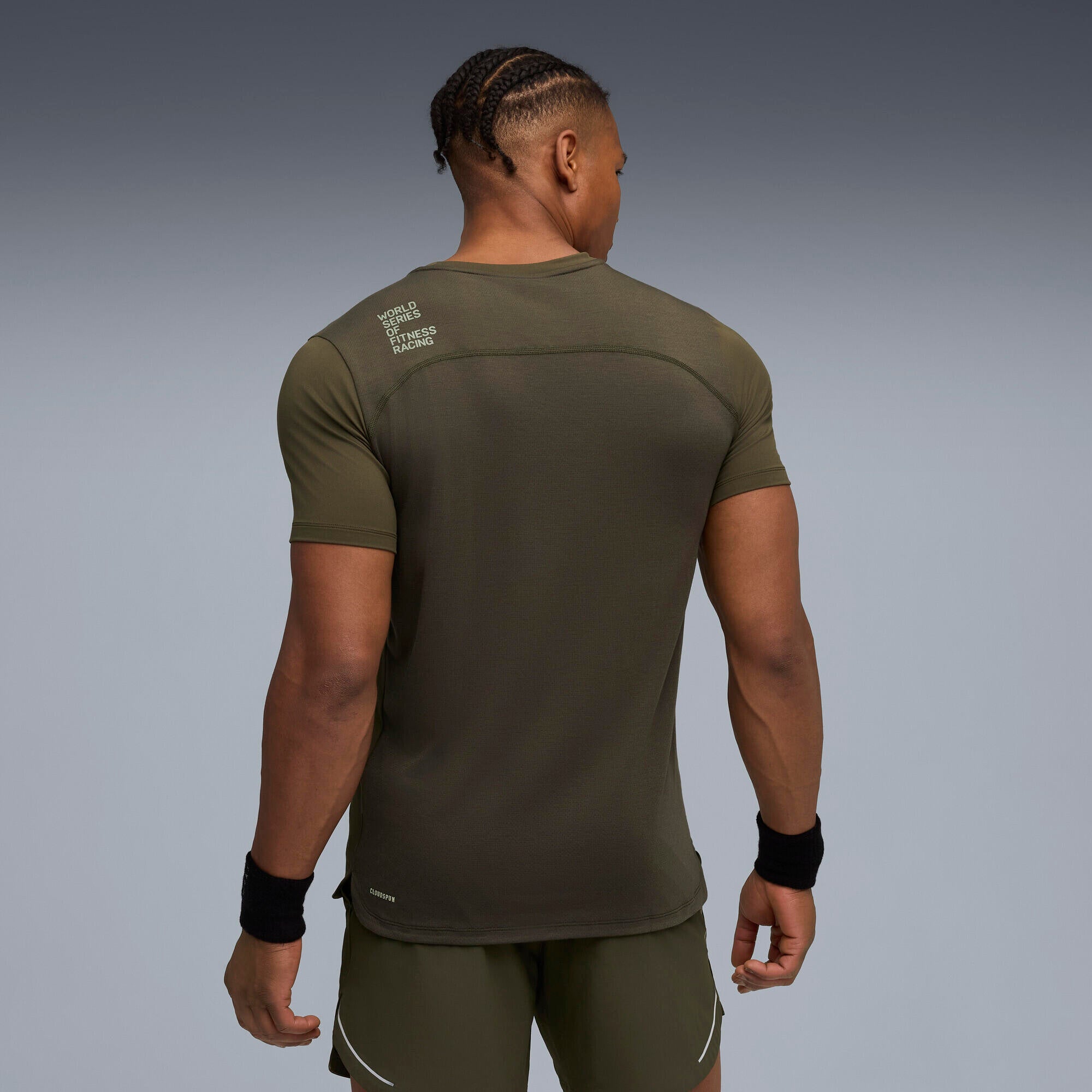 Funktionsshirt X HYROX CLOUDSPUN THERMOADAP - 070-Dark Olive - Khaki