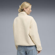 Teddyjacke reversible - 087-Alpine Snow - Beige