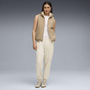 Wende-Weste mit Teddybesatz - 087-Alpine Snow - Beige