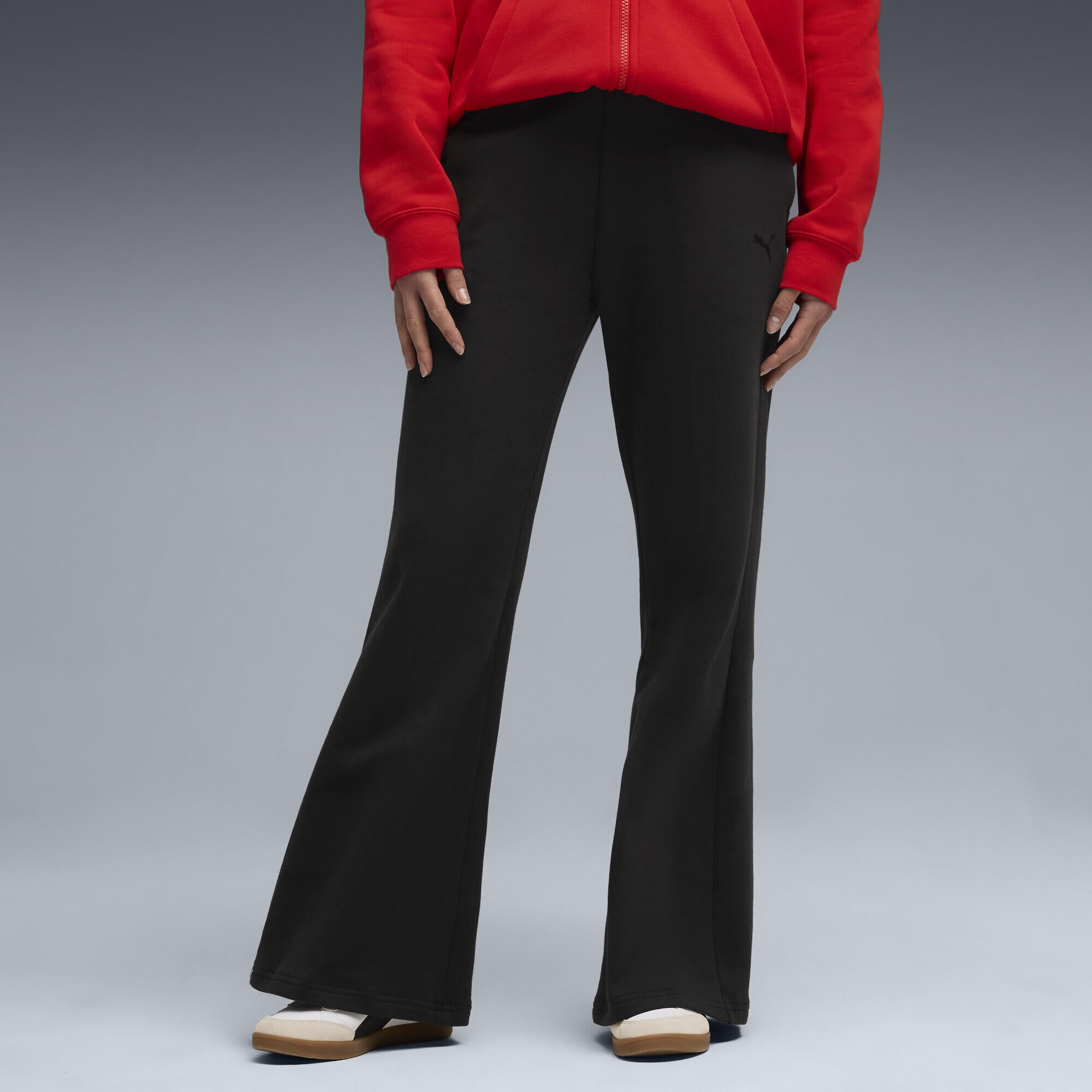 High Waist Straight Leg Jogger - 001-PUMA Black - Schwarz