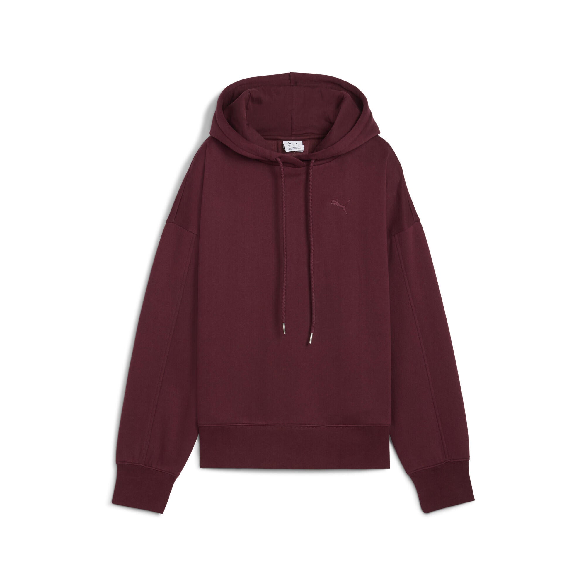Oversized Hoodie - 096-Ruby Shimmer - Rot