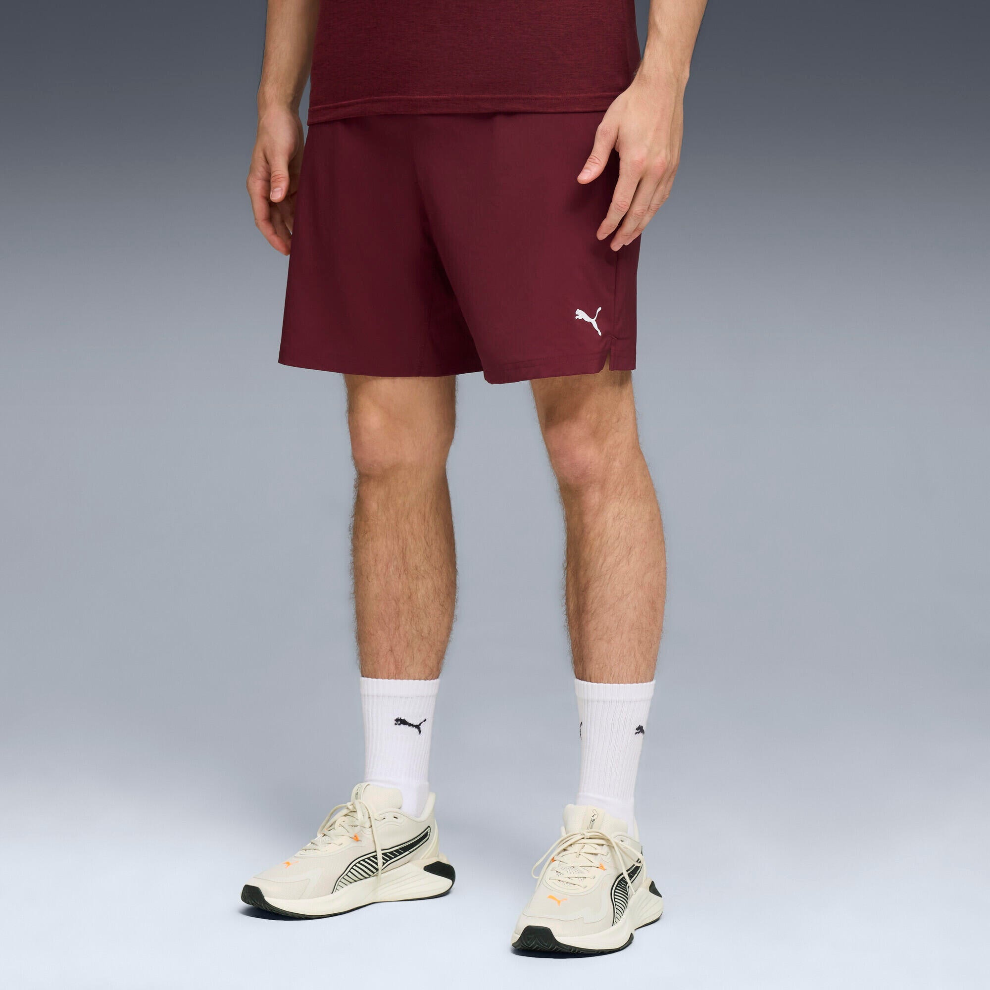 Funktionsshorts ESSENTIALS 7 WOVEN Regular Fit - 096-Ruby Shimmer - Rot