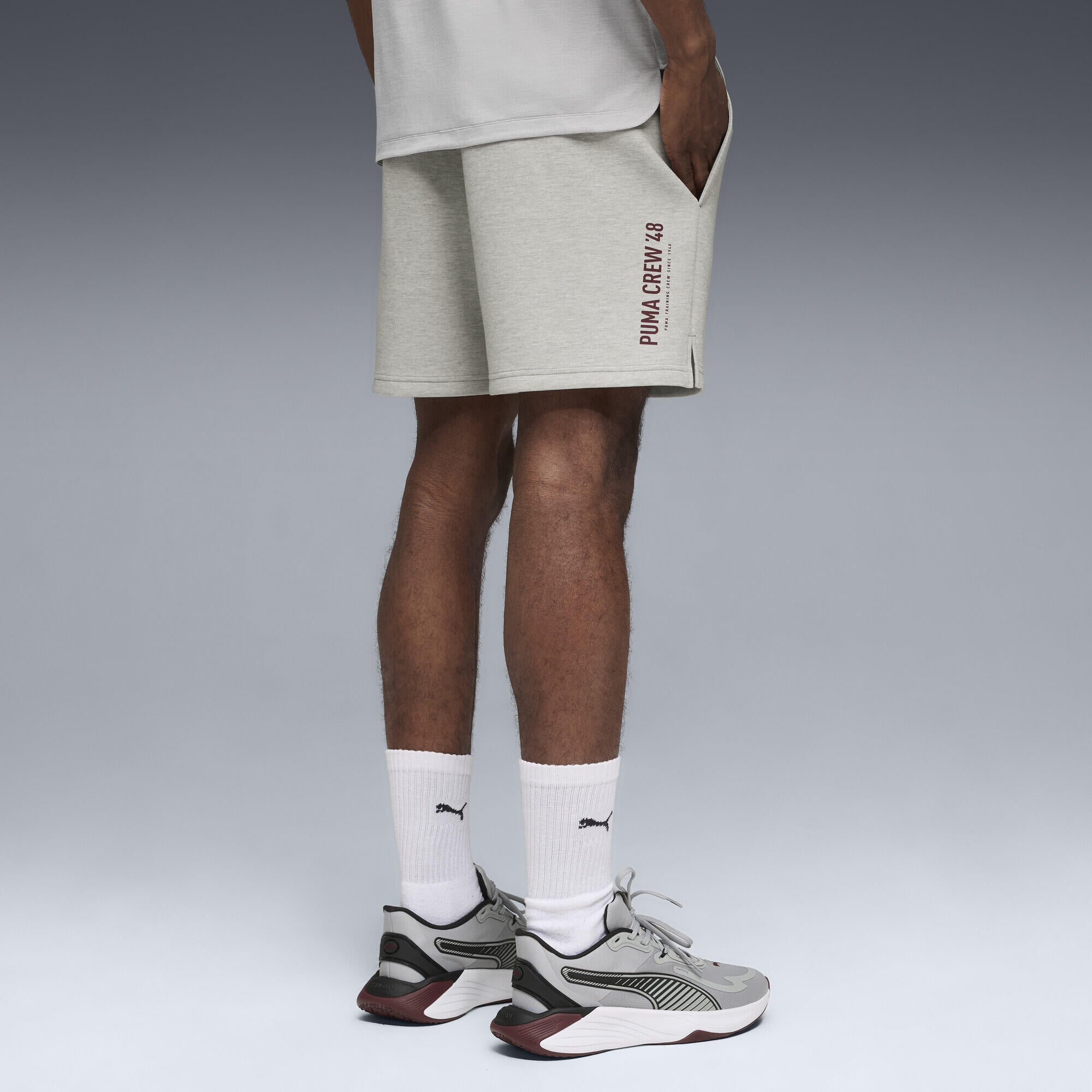 Trainingsshorts CLOUDSPUN - 004-Light Gray Heather - Grau