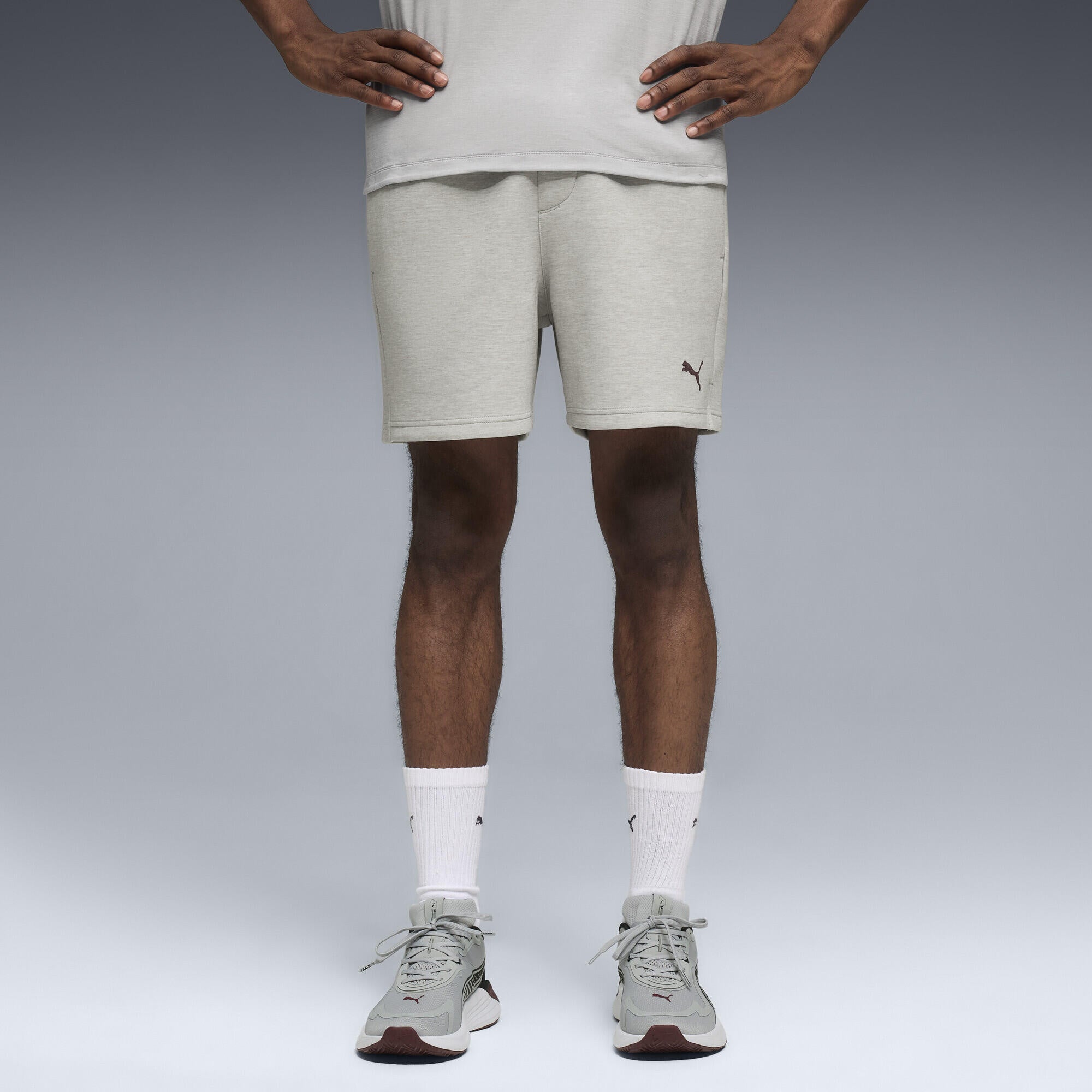 Trainingsshorts CLOUDSPUN - 004-Light Gray Heather - Grau