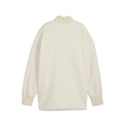 Fleecepullover aus Baumwolle - 087-Alpine Snow - Creme