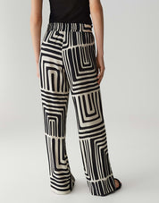 Hose MALOTTA Wide Leg - 20003-natural glaze - Creme