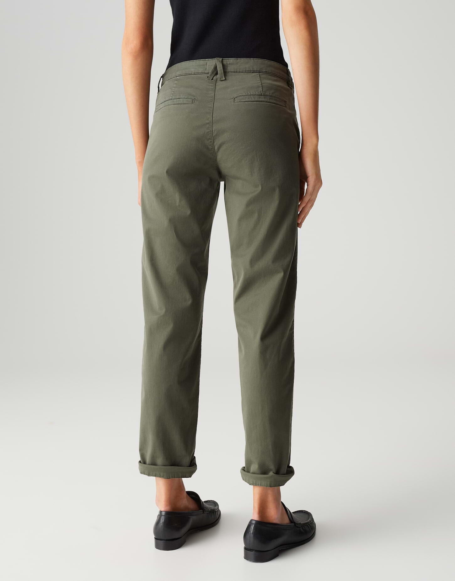 Chinohose - 30034-olive leaf - Khaki