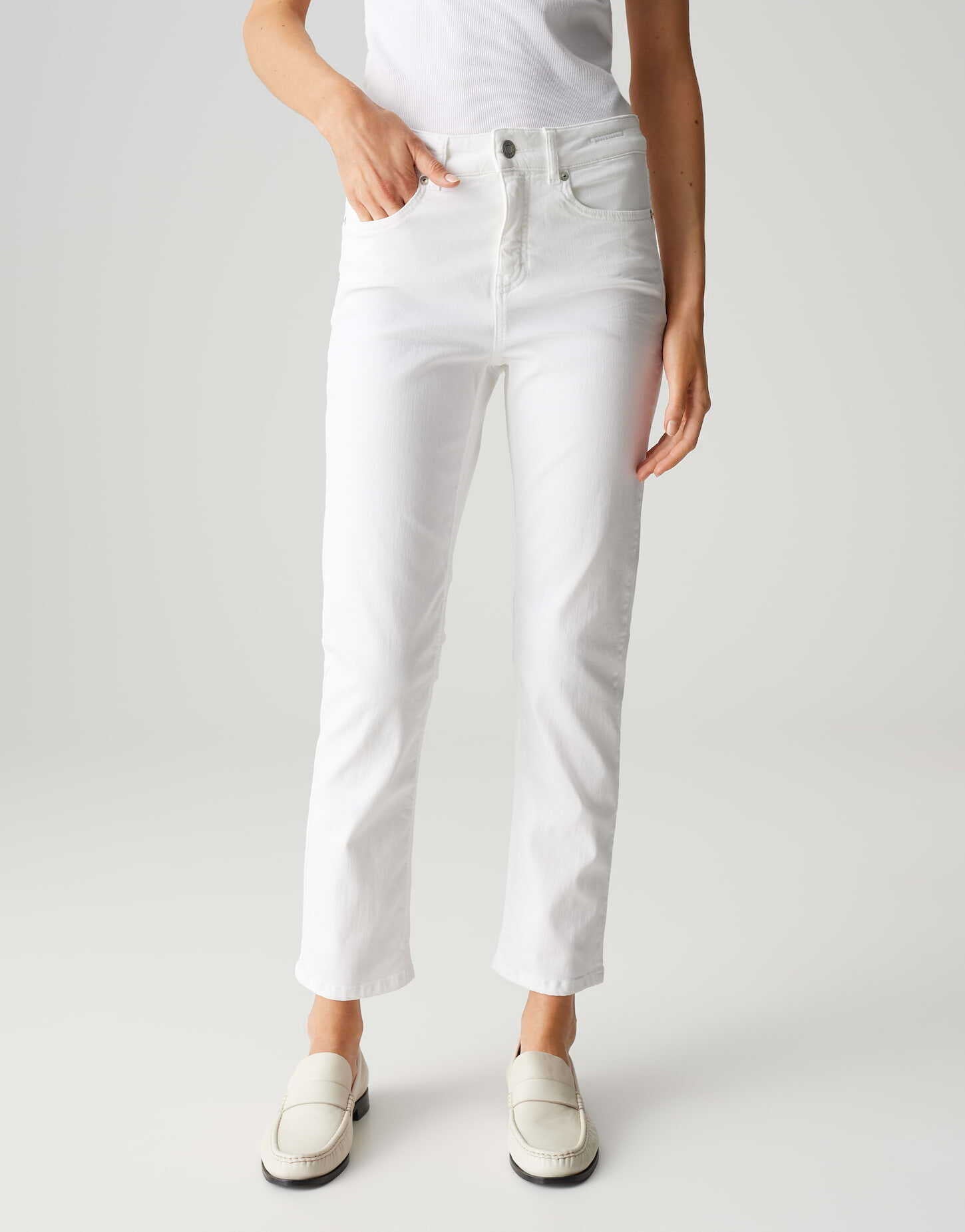 Jeans - 10-white - Weiß