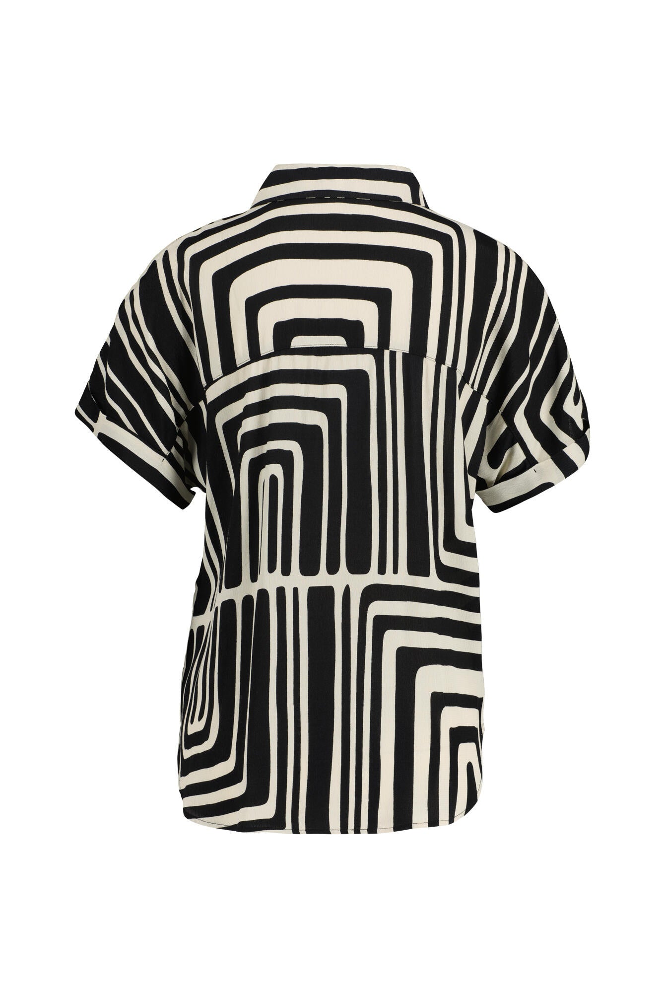 Bluse gemustert aus Viskose - 20003-natural glaze - Creme