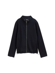 Sweatjacke mit Stehkragen - 11019-Lunar Eclipse - Blau