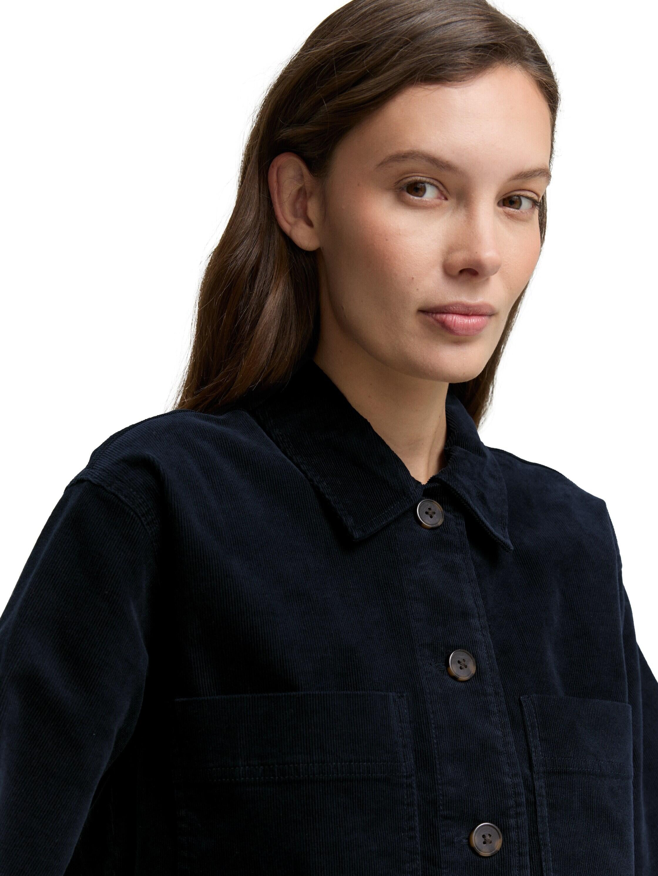 Cord-Overshirt aus Baumwolle - 11019-Lunar Eclipse - Blau