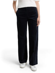 Hose TTLEA  Wide Leg aus Cord - 11019-Lunar Eclipse - Schwarz