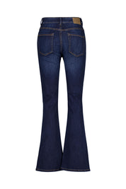 Jeans Bootcut - 10136-dark blue denim - Blau