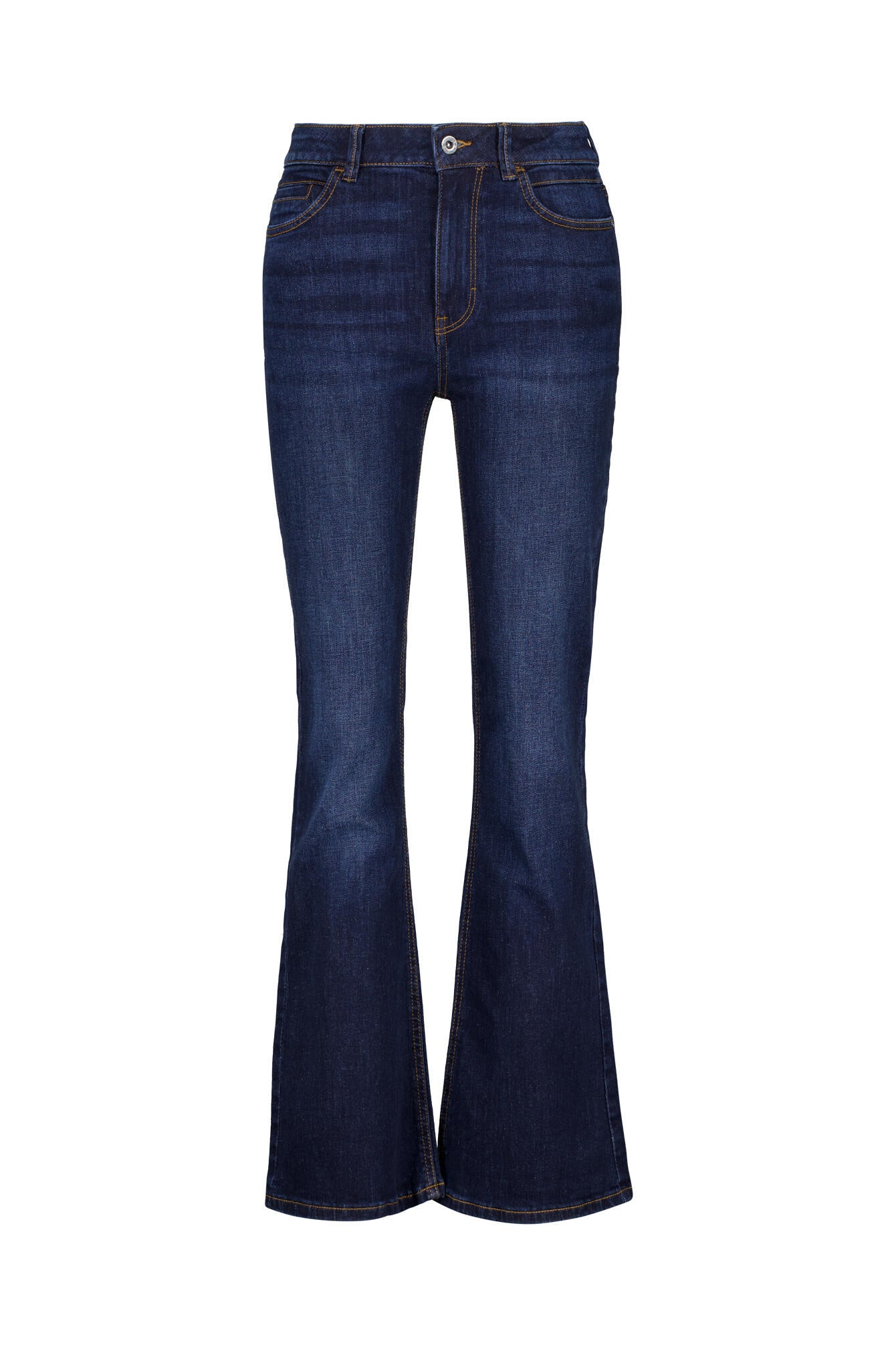 Jeans Bootcut - 10136-dark blue denim - Blau