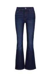 Jeans Bootcut - 10136-dark blue denim - Blau