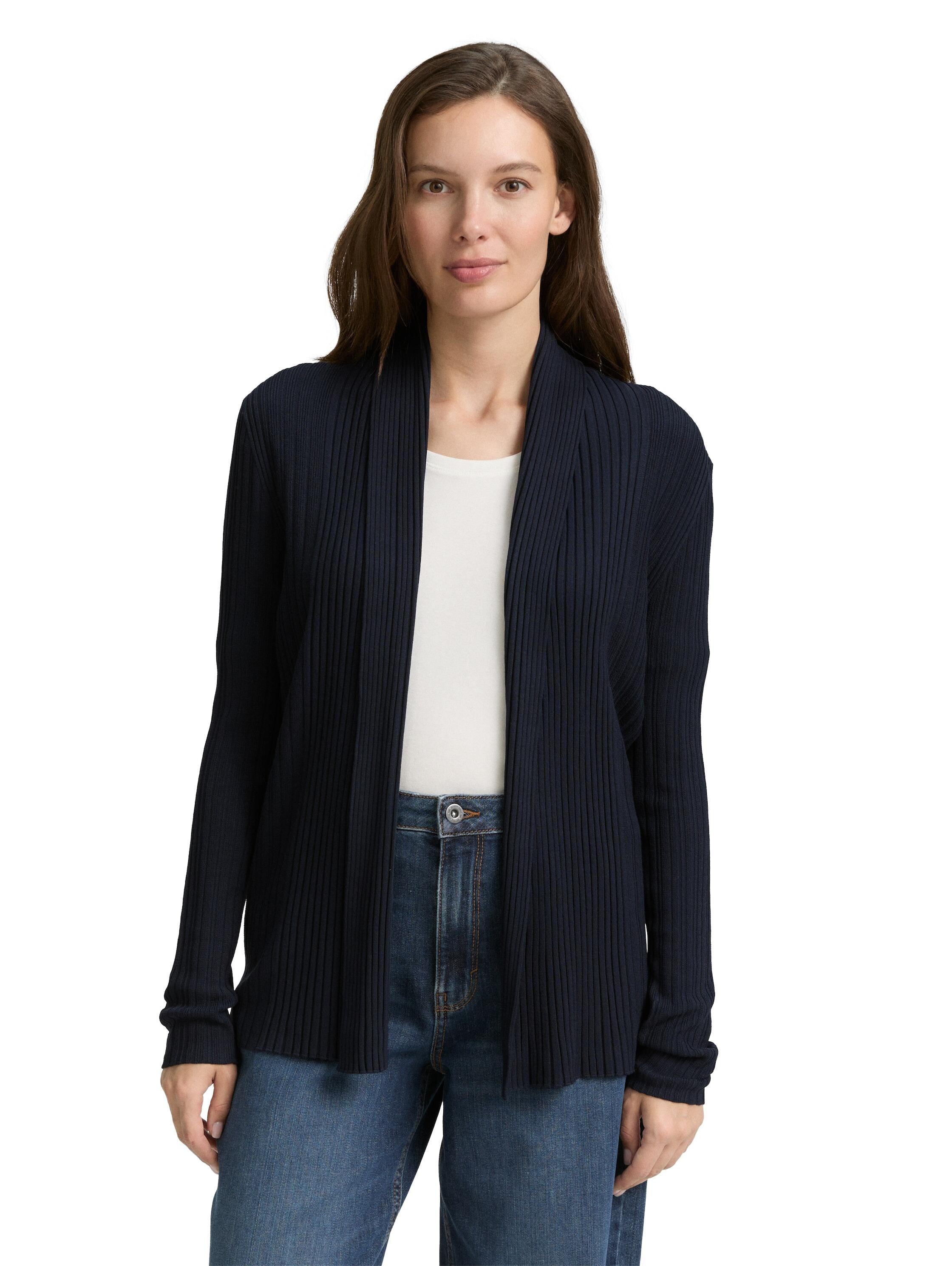 Strickjacke aus Viskosemix - 11019-Lunar Eclipse - Blau