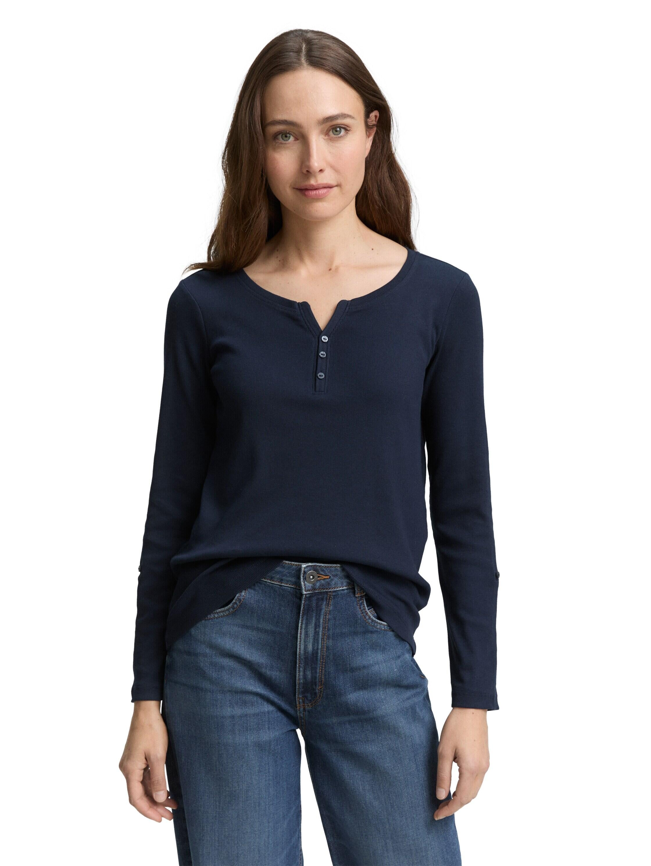 Langarmshirt Regular Fit - 11019-Lunar Eclipse - Blau