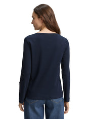 Langarmshirt Regular Fit - 11019-Lunar Eclipse - Blau