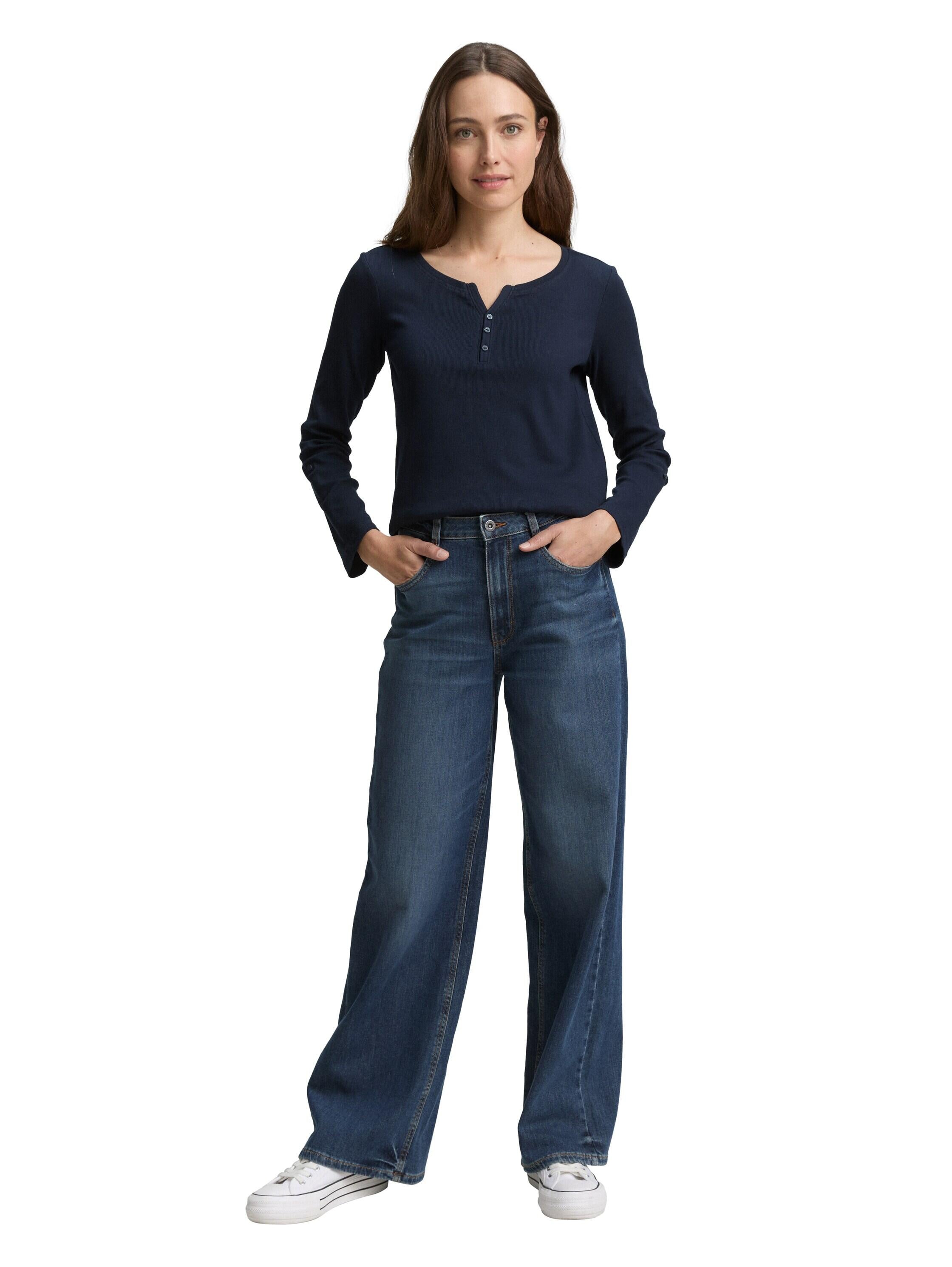 Langarmshirt Regular Fit - 11019-Lunar Eclipse - Blau