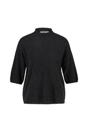 Strickpullover aus Kaschmir - 806 806 ANTHRA MEL. - Grau