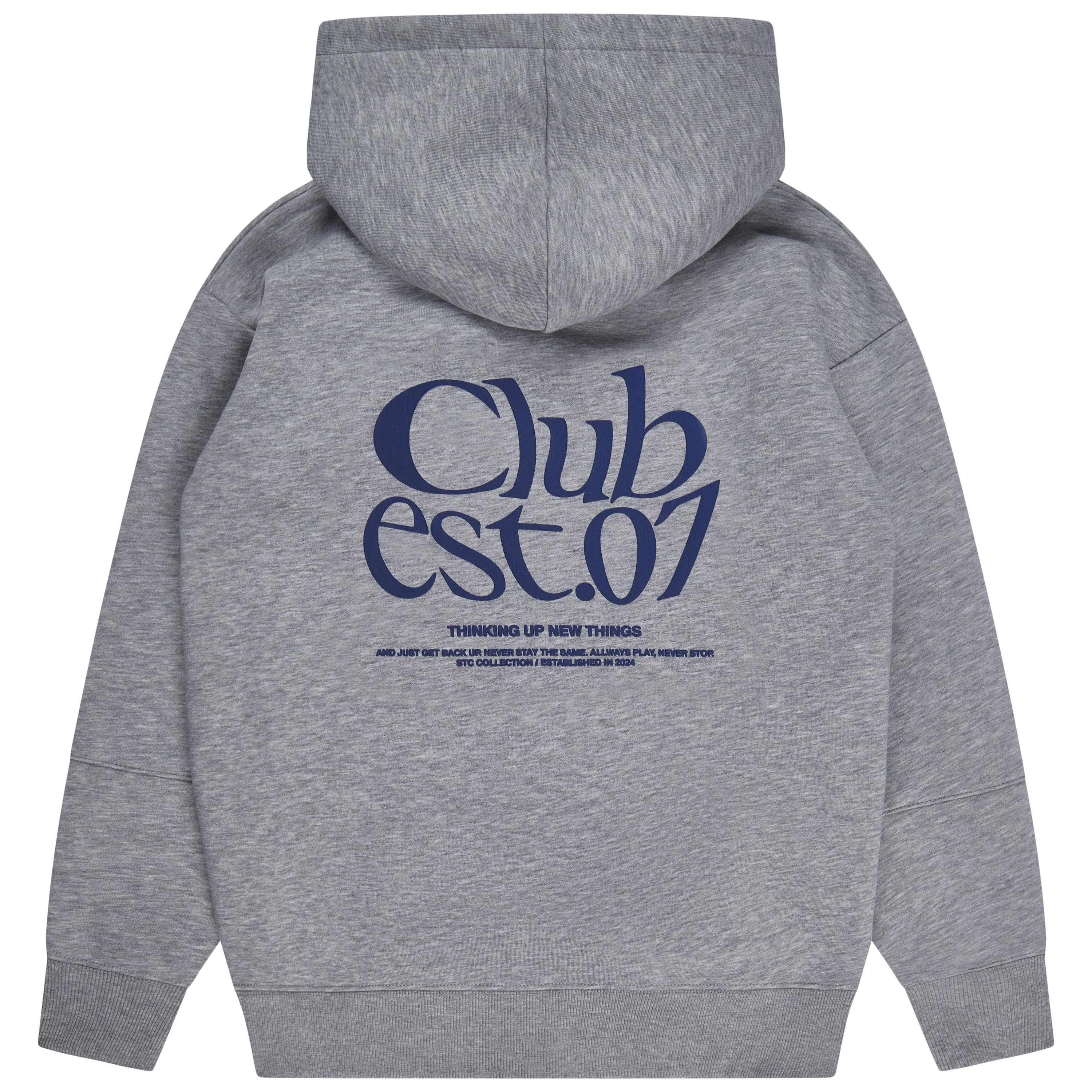 Sweatjacke - 802 GREY MEL - Grau