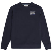 Sweatshirt aus Baumwollmix - 610 DEEP NAVY - Blau
