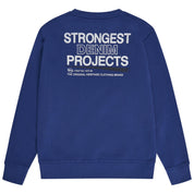 Sweatshirt aus Baumwollmix - 619 MID BLUE - Blau