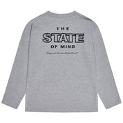 Langarmshirt aus Baumwolle - 802 GREY MEL - Grau