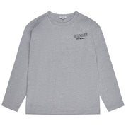 Langarmshirt aus Baumwolle - 802 GREY MEL - Grau