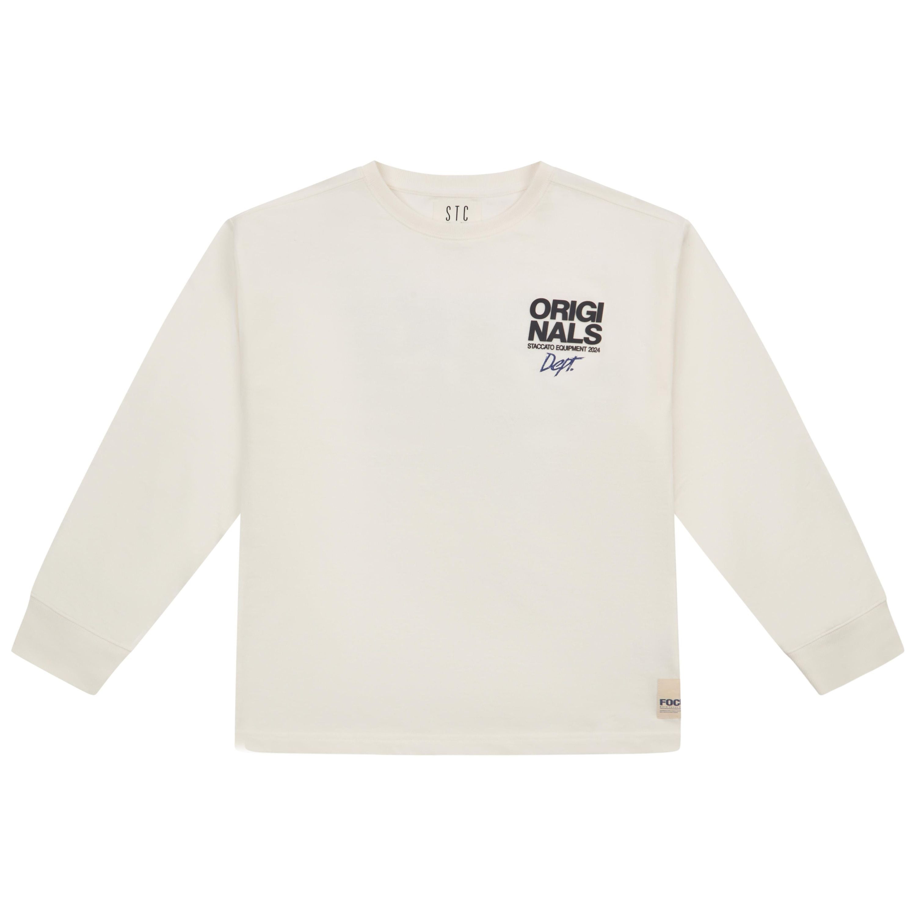 Sweatshirt Oversized Fit - 108 WHITE CLOUD - Weiß