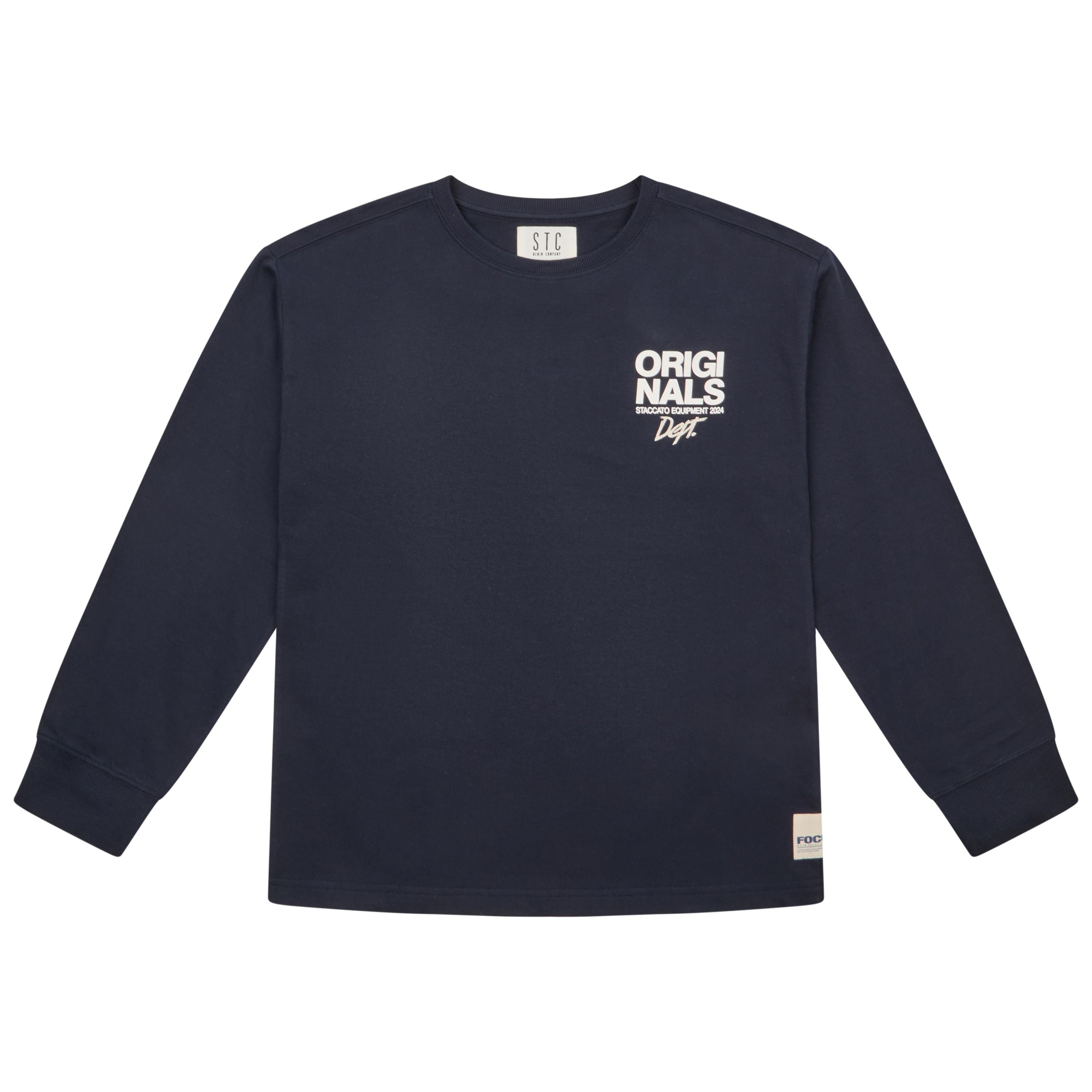 Sweatshirt Oversized Fit - 610 DEEP NAVY - Blau
