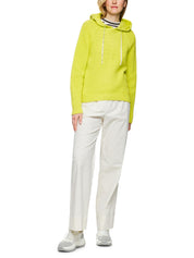 Kapuzenpullover Knitted - 412 - Gelb