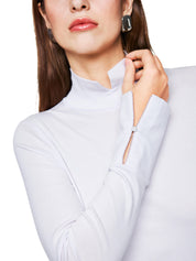 Langarmshirt aus Baumwolle - 710 - Violett
