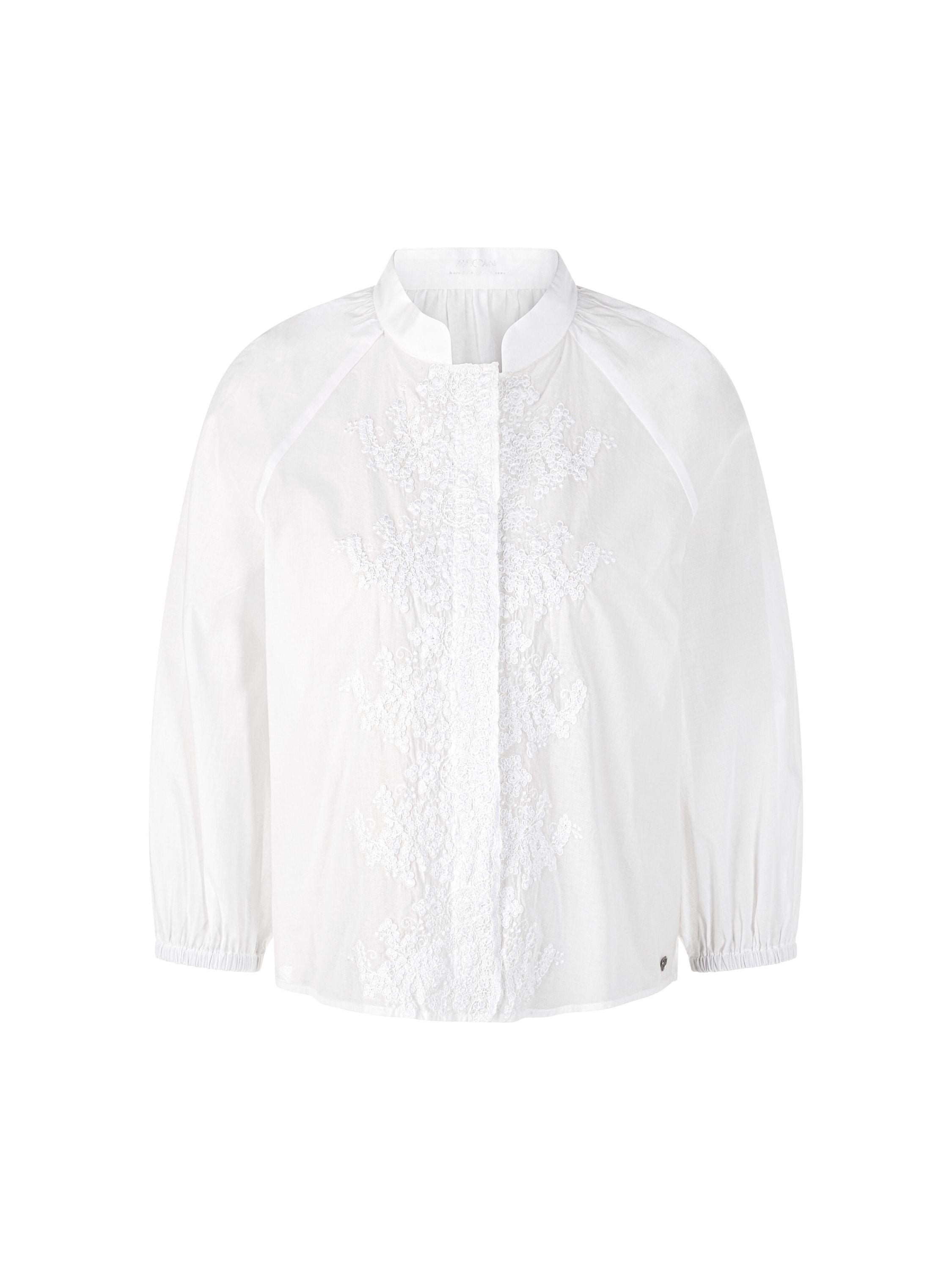 Bluse aus Baumwolle - 100 - Weiß