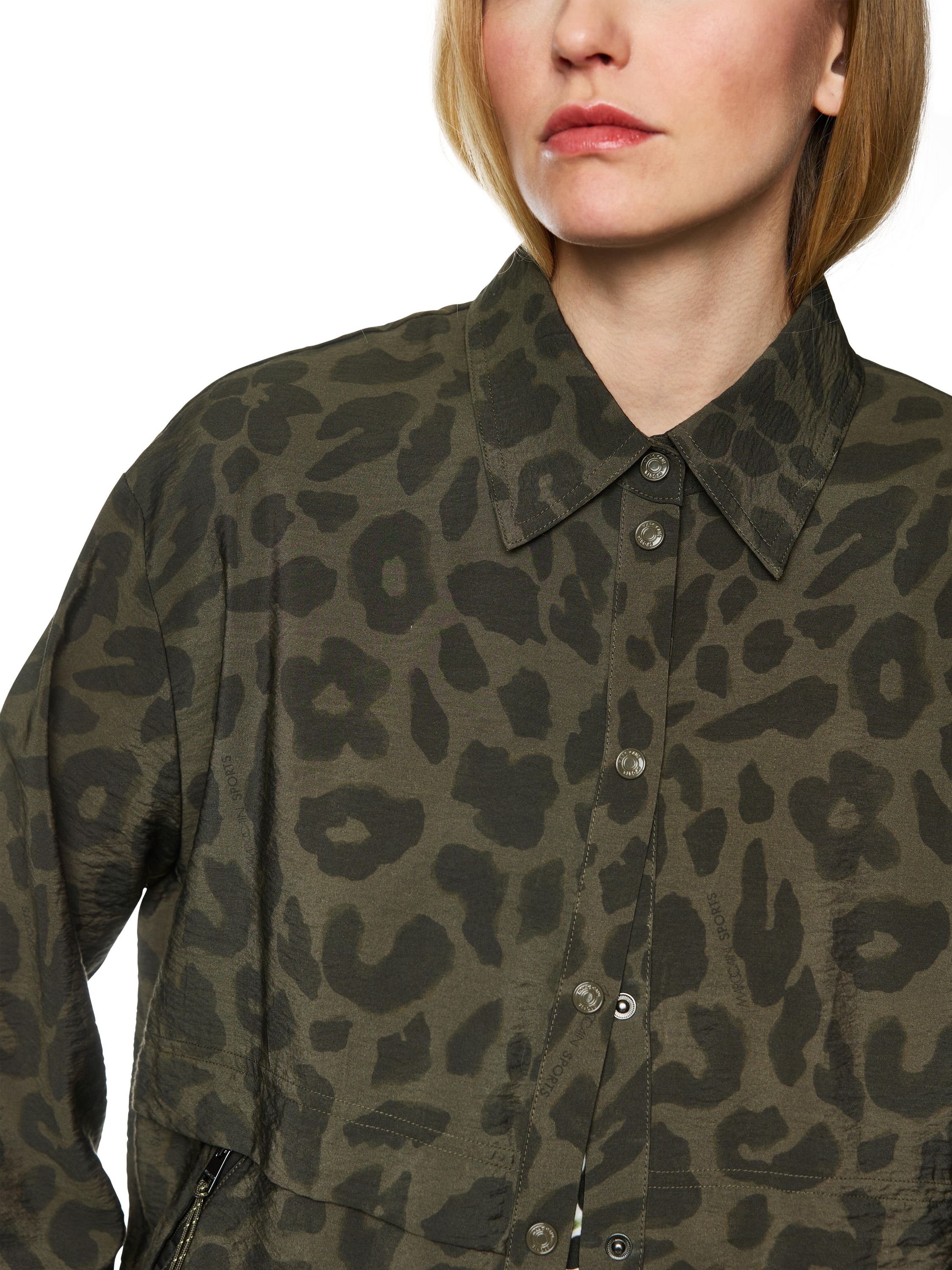 Bluse oversized aus Viskose - 595 - Khaki