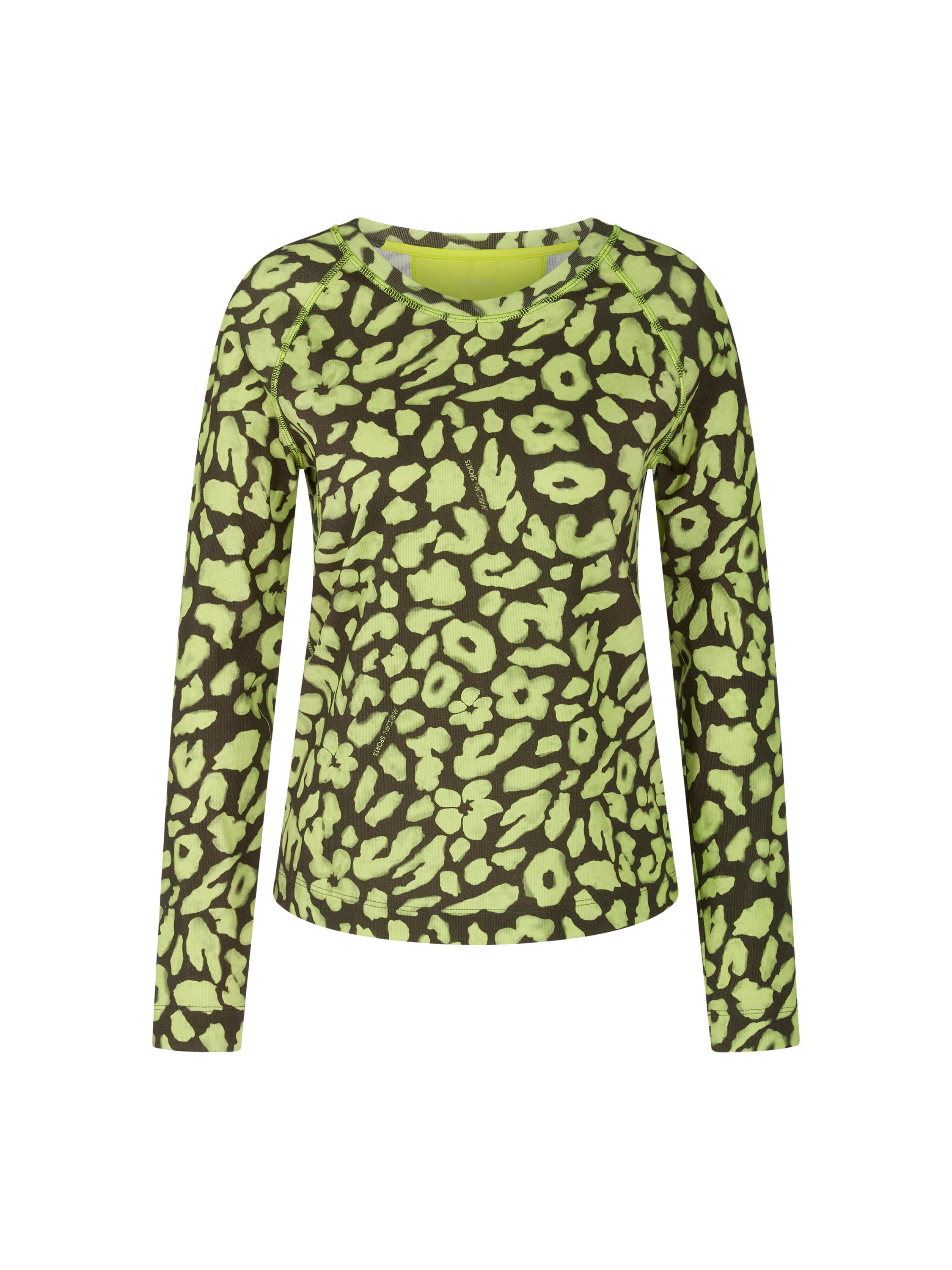 Langarmshirt aus Baumwolle - 412 - Khaki | Grün