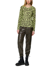Langarmshirt aus Baumwolle - 412 - Khaki | Grün