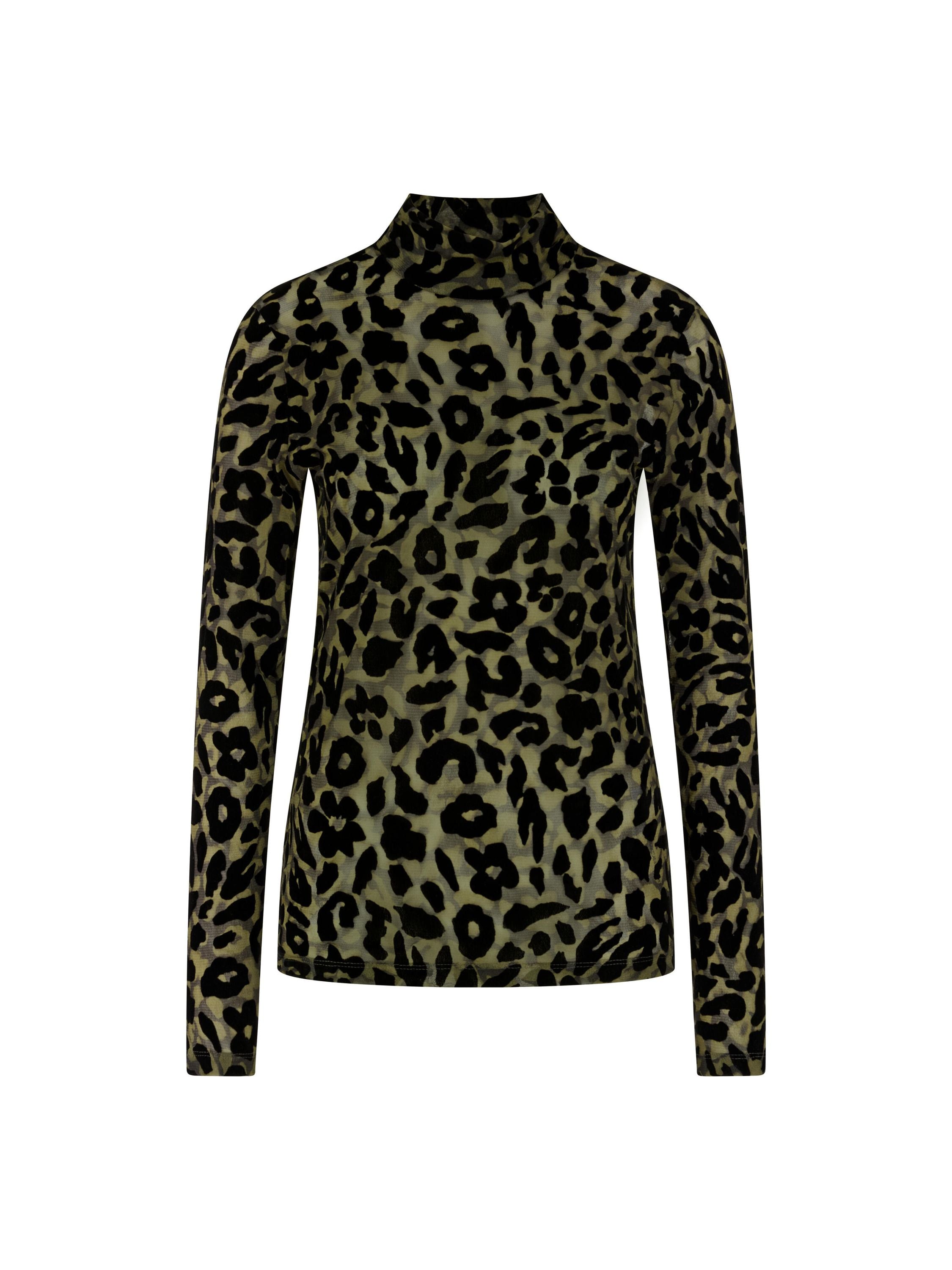 Longsleeve aus Netz - 595 - Khaki