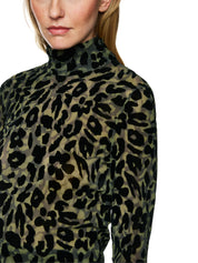 Longsleeve aus Netz - 595 - Khaki