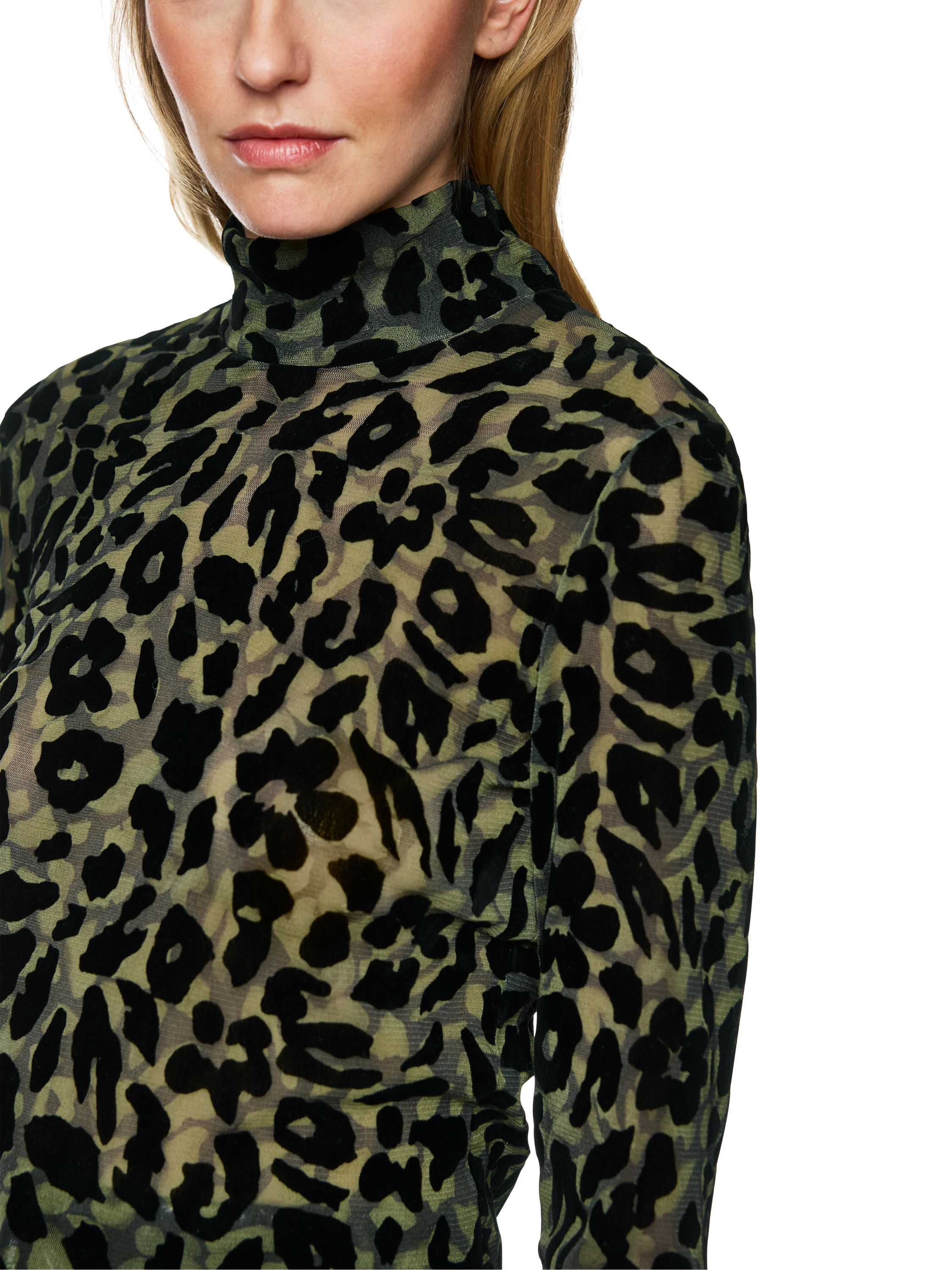 Longsleeve aus Netz - 595 - Khaki